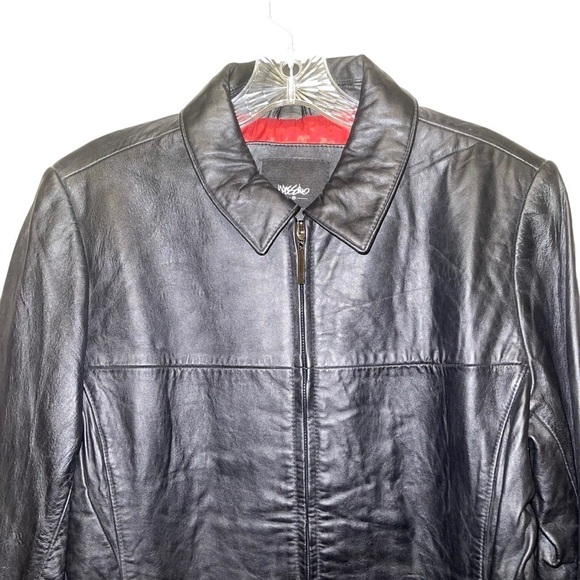 NWT Massimo Men 100% Leather Jacket Size M - Picture 5 of 5